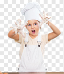 Сlipart child making cake fun bread photo cut out BillionPhotos