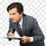 Сlipart tablet man meadow clear natural photo cut out BillionPhotos