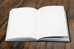 Сlipart book cover blank white open   BillionPhotos
