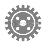Сlipart Bearing Ball Bearing Bearings Machine Element Mechanical vector icon cut out BillionPhotos