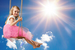 Сlipart Child Playground Little Girls Swing 2-3 Years   BillionPhotos
