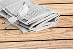 Сlipart newspaper media press journalism folded   BillionPhotos
