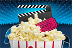Сlipart Movie Popcorn Ticket Movie Ticket Entertainment   BillionPhotos