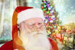 Сlipart Santa Claus Christmas Winking Real People Candid   BillionPhotos