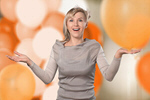 Сlipart birthday happy orange people adult   BillionPhotos