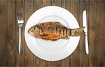 Сlipart fish plate cooked white carp   BillionPhotos
