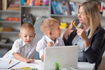 Сlipart teacher computer children classroom professor photo  BillionPhotos