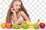 Сlipart Women Fruit Dieting Eating Healthy Lifestyle photo cut out BillionPhotos