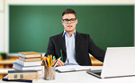 Сlipart teacher classroom male schoolteacher computer   BillionPhotos