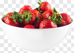 Сlipart Strawberry Bowl Breakfast Fruit Berry Fruit photo cut out BillionPhotos