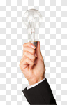 Сlipart Light Bulb Ideas Inspiration Human Hand Business photo cut out BillionPhotos