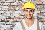 Сlipart portrait workman blue collar man handsome building materials   BillionPhotos