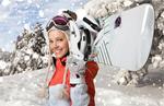 Сlipart Snowboard Winter Chalet Snow Fun   BillionPhotos