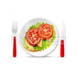 Сlipart Healthy Lifestyle Dieting Healthy Eating Food Dishware vector icon cut out BillionPhotos