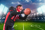 Сlipart Football Player American Football Catching Athlete Running   BillionPhotos