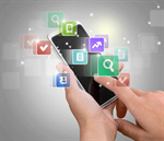 Сlipart Smart Phone Apps Mobile Phone Human Hand Touch Screen Holding   BillionPhotos