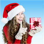 Сlipart Christmas Gift Women Shopping Winter   BillionPhotos