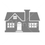 Сlipart House Chimney Real Estate Residential Structure Built Structure vector icon cut out BillionPhotos