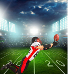 Сlipart Football Player American Football Catching Athlete Running   BillionPhotos