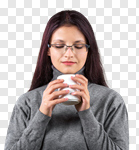 Сlipart coffee woman tea drink relax photo cut out BillionPhotos