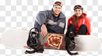 Сlipart Snowboarding Snowboard Winter Fun Heterosexual Couple photo cut out BillionPhotos