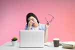 Сlipart woman tired work worry young   BillionPhotos