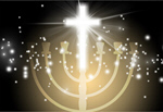 Сlipart menorah hanukkah jewish gold decoration   BillionPhotos