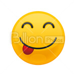 Сlipart smiley face toungh smile emoticon vector icon cut out BillionPhotos