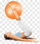 Сlipart Pilates Fitness Ball Yoga Exercising Ball photo cut out BillionPhotos