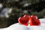 Сlipart heart january snow background beautiful   BillionPhotos