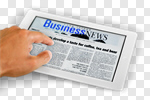 Сlipart Newspaper The Media Digital Tablet Reading Digital Display photo cut out BillionPhotos