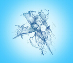 Сlipart abstract background beauty blue bottle   BillionPhotos