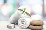 Сlipart Spa Treatment Towel Candle Wellbeing Stone   BillionPhotos