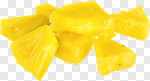 Сlipart Pineapple Portion Block Fruit Freshness photo cut out BillionPhotos