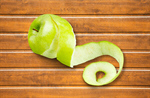 Сlipart Peeled Apple Peel Peeling Granny Smith Apple Green   BillionPhotos