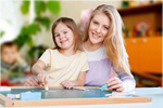 Сlipart child drawing kindergarten teacher daughter   BillionPhotos