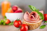 Сlipart Slices of Bread with  meat bread prosciutto small jamon   BillionPhotos