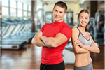 Сlipart Couple in gym five man gym woman   BillionPhotos