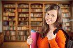 Сlipart library student female woman school   BillionPhotos
