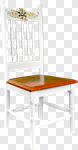 Сlipart Chair Wood Old-fashioned Ornate White Background photo cut out BillionPhotos