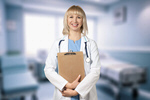 Сlipart doctor studio background woman hand   BillionPhotos