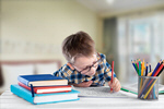 Сlipart schoolboy child reader glasses school   BillionPhotos